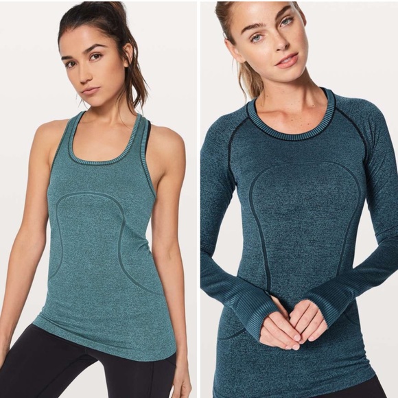 Lululemon | 🦄 Matching Set Swiftly | RARE Swiftly Tech Desert Teal LS… - Picture 1 of 8